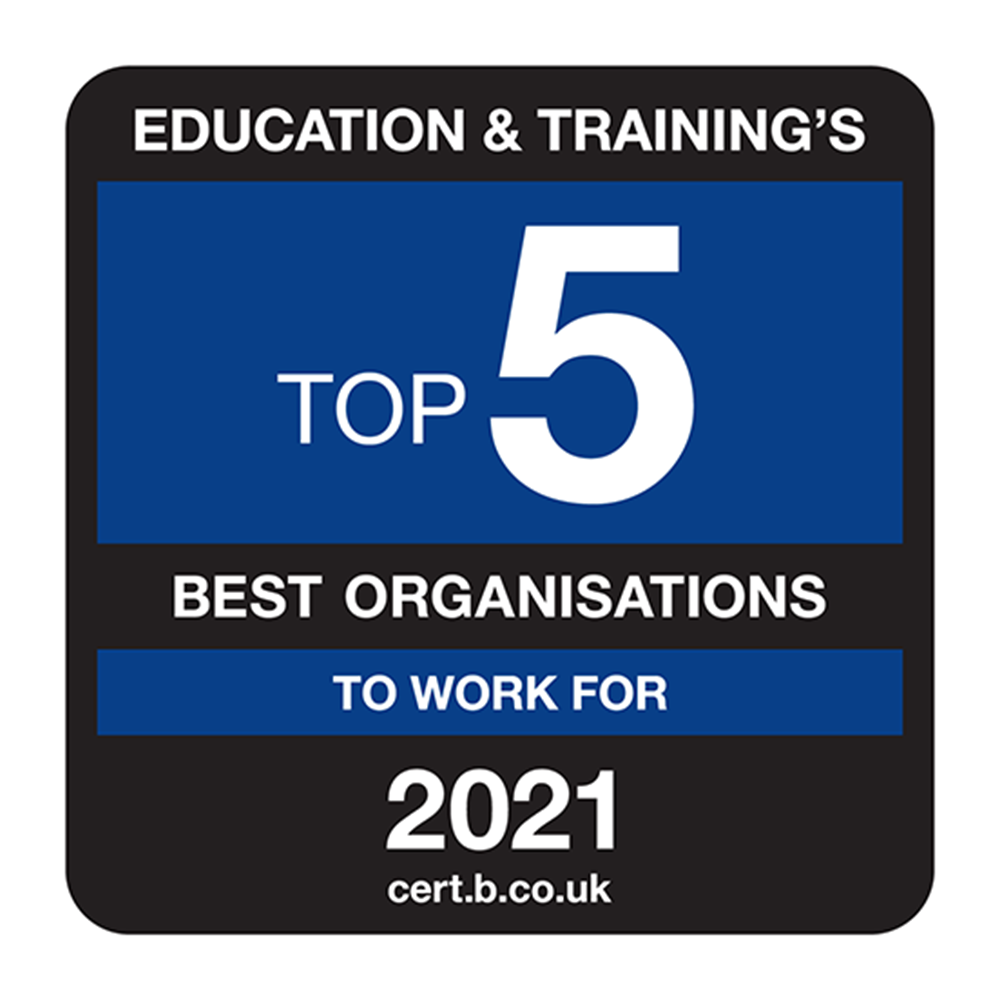 Education and Training's Top Five Best Organisations to Work For