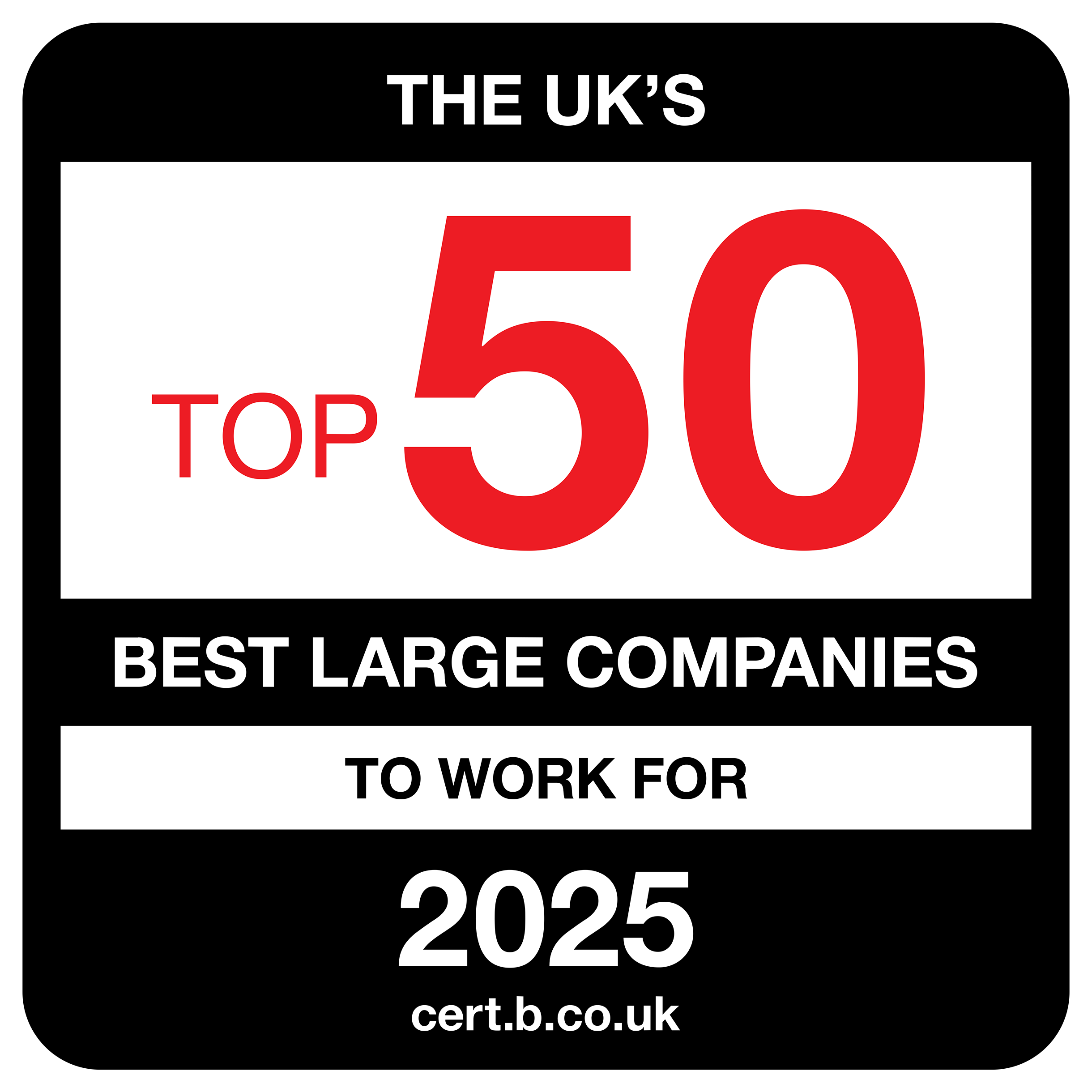 The UK's Top 50 Best large companies